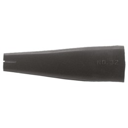 5 pcs - Mueller Electric, Black PVC Insulator Boot For Test Clip