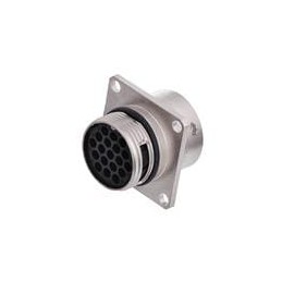 1 pcs : RT0W01419SNH03 - Standard Circular Connector Receptacle, Square Flange, 19 Position, Female, Shell Size 14, with Silicon