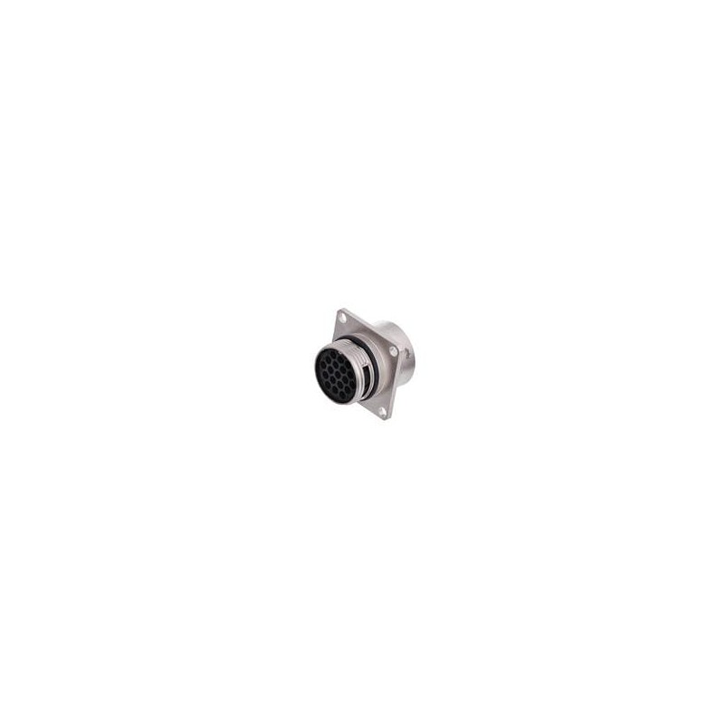1 pcs : RT0W01419SNH03 - Standard Circular Connector Receptacle, Square Flange, 19 Position, Female, Shell Size 14, with Silicon