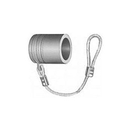 1 pcs : BFG.2B.100.PCSG - Circular Push Pull Connectors 2B PLUG CAP GRAY