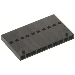 5 pcs - Molex, C-Grid III Female Connector Housing, 2.54mm Pitch, 20 Way, 1 Row