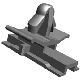 1500 pcs - TE Connectivity Body Clip for use with AMP 040 Series