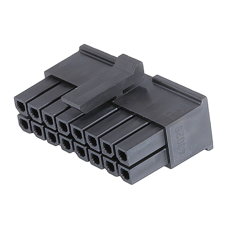 1500 pcs - Molex, Micro-Fit Female Crimp Connector Housing, 3mm Pitch, 16 Way, 2 Row