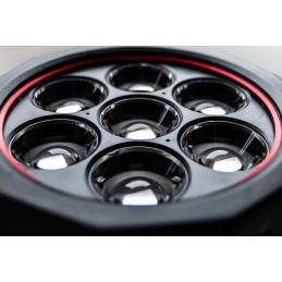 1 pcs - LEDLENSER X21R.2 LED Tactical Torch Black - Rechargeable 5000 lm, 407 mm