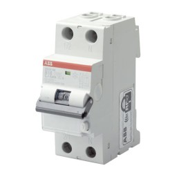 1 pcs - ABB RCBO, 32A Current Rating, 1P+N Poles, 30mA Trip Sensitivity, Type C