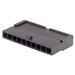 1500 pcs - Molex, 43640 Male Housing Plug, 3mm Pitch, 10 Way, 1 Row