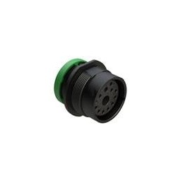 1 pcs : AHDP04-24-14SN-BRA - Standard Circular Connector 14 POSITION RECEPT GREEN