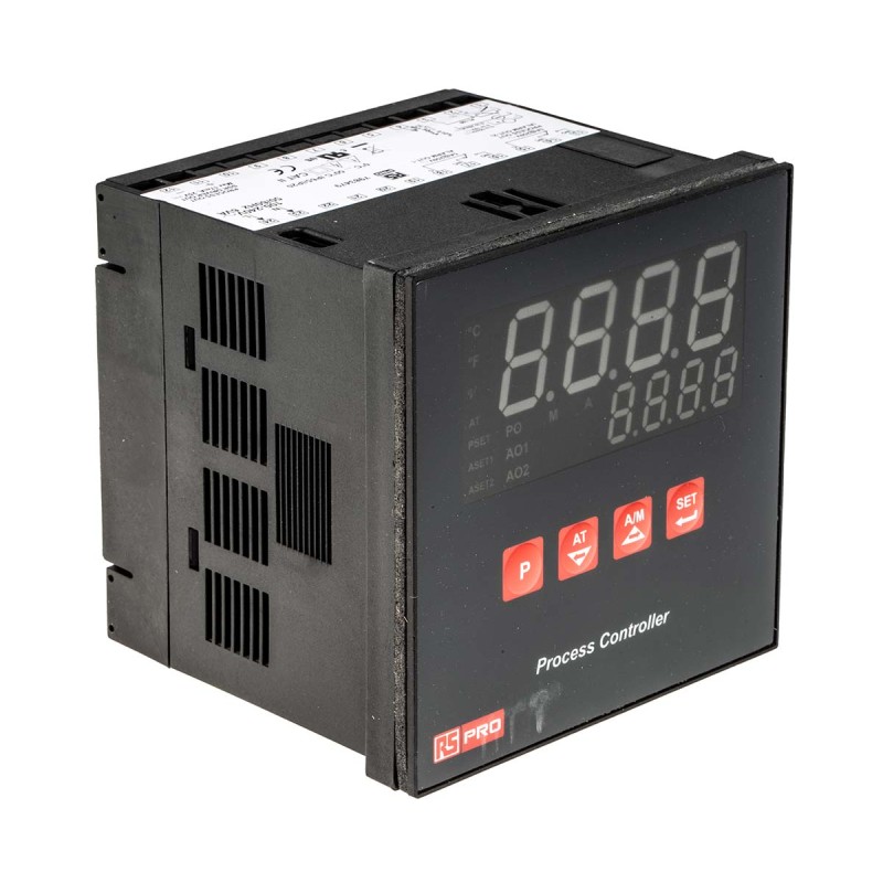 1 pcs - RS PRO Panel Mount PID Temperature Controller, 96 x 96mm, 3 Output Relay, SSR, 100 - 240 V ac Supply Voltage