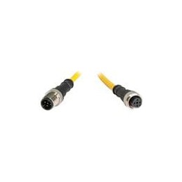 1 pcs : 21350200426010 - Sensor Cables / Actuator Cables M12 A-code 4-pin Straight female to open end, 1m, TPE yellow jacket