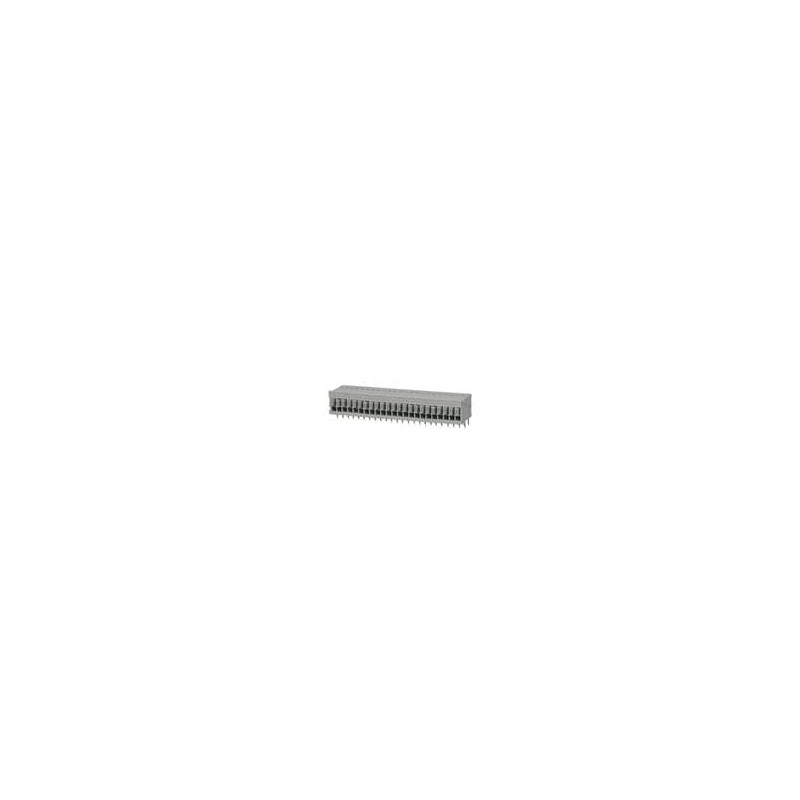 1 pcs : TBL009-254-23GY-2GY - Fixed Terminal Blocks Terminal block, screwless, 2.54, Horizontal, 23, Gray w Gray Button