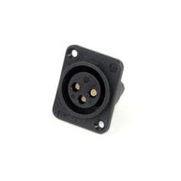 1 pcs : PD3FSC3 - XLR Connectors QG PLASTIC PANEL MT