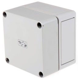 1 pcs - Spelsberg TK PS Series Grey Polystyrene Enclosure, IP66, Grey Lid, 110 x 110 x 90mm