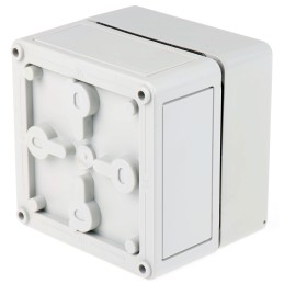 1 pcs - Spelsberg TK PS Series Grey Polystyrene Enclosure, IP66, Grey Lid, 110 x 110 x 90mm