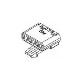 1 pcs : 12064860 - Automotive Connectors 6P FEMALE BLACK MP 150 SERIES 14AMPS