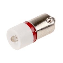 1 pcs - RS PRO Red LED Indicator Lamp, 48V ac/dc, BA9s Base, 10mm Diameter, 990mcd