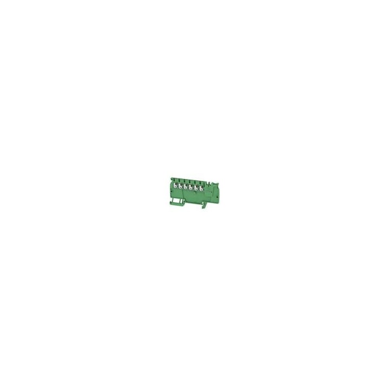 1 pcs : 2614100000 - DIN Rail Terminal Blocks AAP11 1.5 LI GN/OR