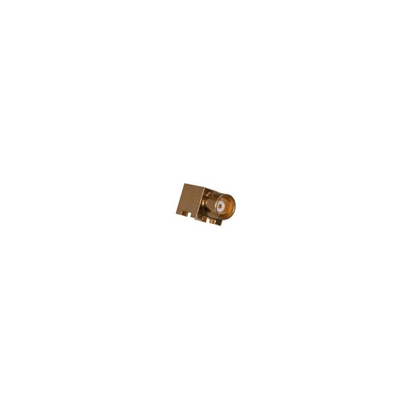 1 pcs : 133-3711-301 - RF Connectors / Coaxial Connectors SMT R/A JCK .22' GLD