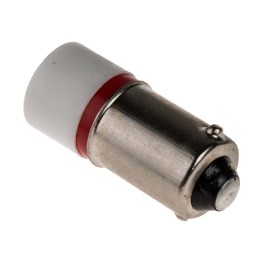 1 pcs - RS PRO Red LED Indicator Lamp, 230V ac, BA9s Base, 10mm Diameter, 375mcd