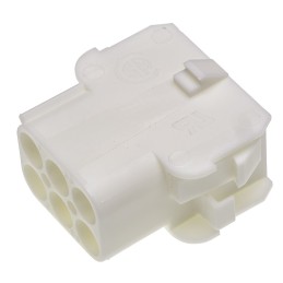1800 pcs - TE Connectivity, Universal MATE-N-LOK Female Connector Housing, 6 Way, 2 Row