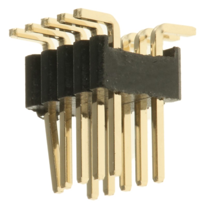 5 pcs - HARWIN Archer M52 Series Straight Surface Mount Pin Header, 10 Contact(s), 1.27mm Pitch, 2 Row(s), Unshrouded