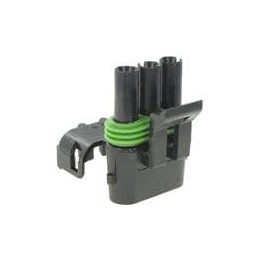 1 pcs : 12015796 - Automotive Connectors 3P F BLK CONN ASSY WP TWR 20 AMPS
