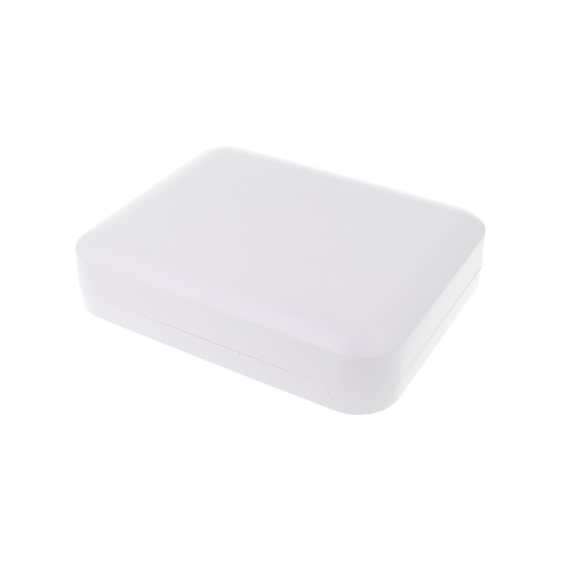 1 pcs - Hammond 1556 Series White ABS, Plastic General Purpose Enclosure, IP54, Flanged, White Lid, 160 x 200 x 45mm