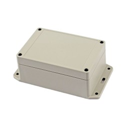 1 pcs - Hammond RP Series Light Grey ABS General Purpose Enclosure, IP65, Flanged, Light Grey Lid, 125 x 85 x 55mm