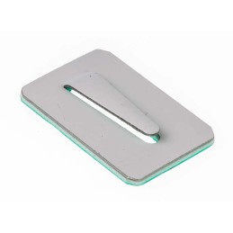 1 Bag of 50 - HellermannTyton White Electroplated Steel Cable Clip, 4mm Max. Bundle