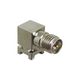 1 pcs : CONREVSMA002-SMD - RF Connectors / Coaxial Connectors RP-SMA Female Right Angle Surface Mount