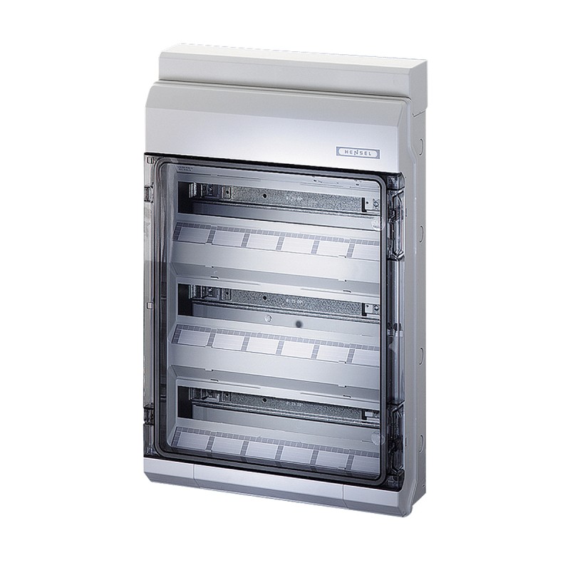 1 pcs - HENSEL 1, 3 Phase Distribution Board, 54 Way, 63 A