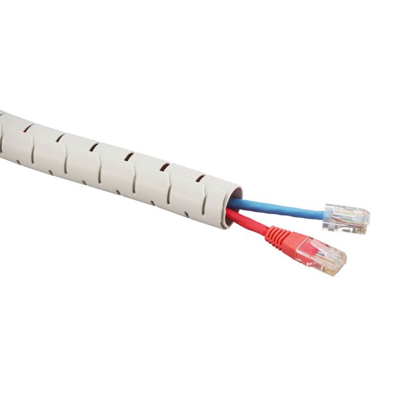 1 Reel of 2 M - RS PRO Spiral Wrap, I.D 15mm, 16mm Polypropylene