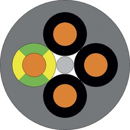 1 Reel of 50 M - Lapp ÖLFLEX CLASSIC 110 YY Control Cable, 12 Cores, 0.75 mm², YY, Unscreened, 50m, Grey PVC Sheath, 18 AWG