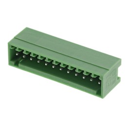 5 pcs - Phoenix Contact 2.5mm Pitch 12 Way Pluggable Terminal Block, Plug, Through Hole, Solder Termination