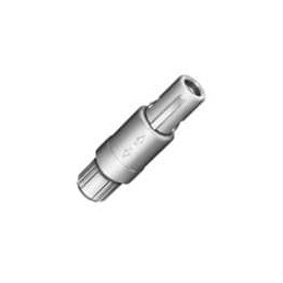 1 pcs : PAG.M0.2GL.AC52A - Circular Push Pull Connectors 2P SOLDER STR PLUG CBL COLLET 5.2MM BLU