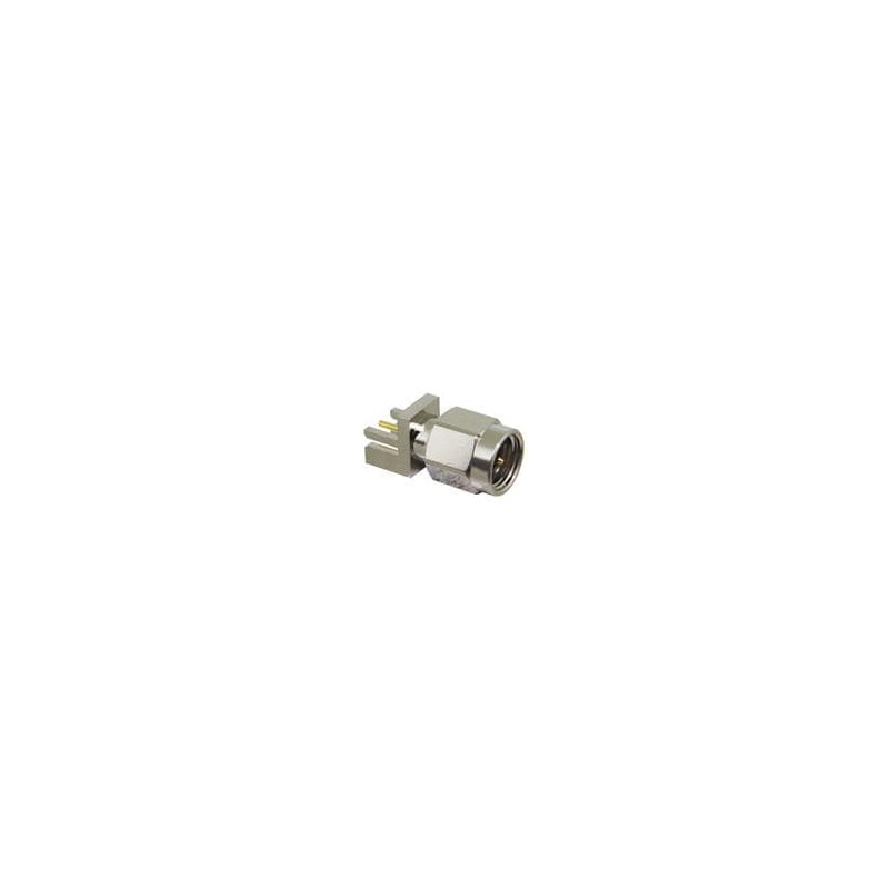 1 pcs : CONSMA013.031 - RF Connectors / Coaxial Connectors SMA Mal Edge Mnt for .031' Thick Brds