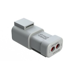 2 pcs - Amphenol Industrial, ATP Cable connector Plug 2 Way, Crimp Termination