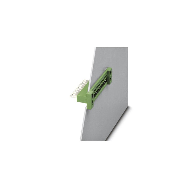 5 pcs - Phoenix Contact 5mm Pitch 3 Way Pluggable Terminal Block, Feed Through Header, Panel Mount, Solder/Slip on Termination