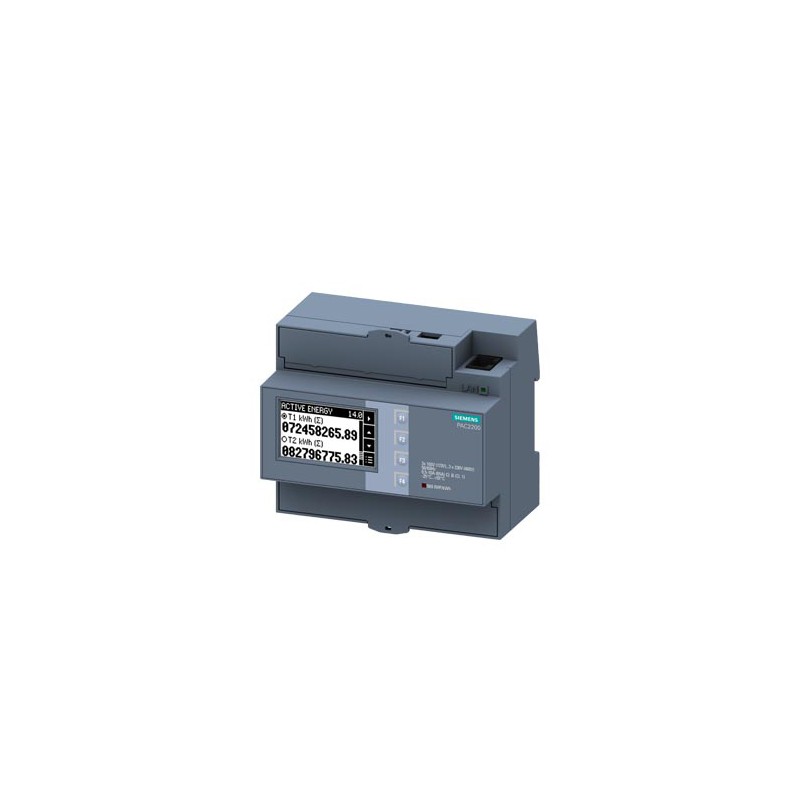 1 pcs - Siemens 3 Phase LCD Energy Meter, Type