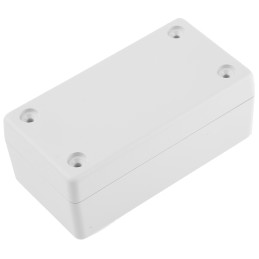 1 pcs - OKW Shell-Type Case Series White ABS Handheld Enclosure, IP65, 85 x 45 x 33mm