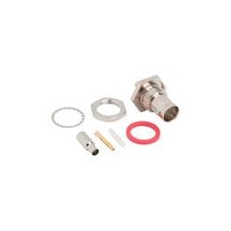 1 pcs : 112235 - RF Connectors / Coaxial Connectors BNC BULKHEAD CRIMP RG179-75 OHM