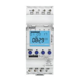 1 pcs - Theben Digital DIN Rail Time Switch 230 V ac, 1-Channel