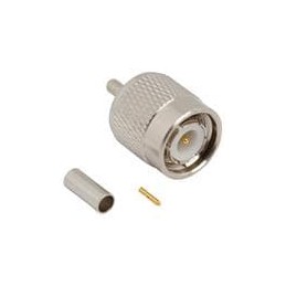 1 pcs : 122118 - RF Connectors / Coaxial Connectors ST CRMP PLG 50 OHM RG174 DL