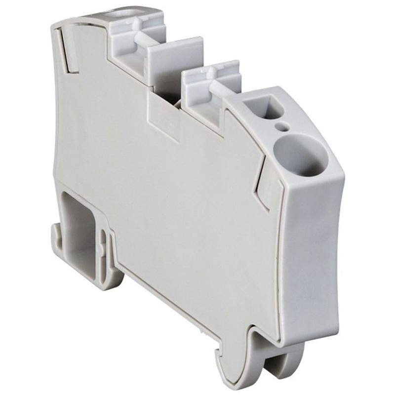 5 pcs - Legrand 372 Series Grey Feed Through Terminal Block, 10mm², Spring Clamp Termination