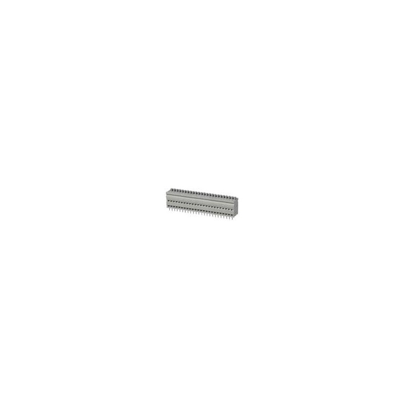 1 pcs : TBL009V-254-24GY-2GY - Fixed Terminal Blocks Terminal block, screwless, 2.54, Vertical, 24, Gray w Gray Button