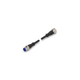 1 pcs : 2273113-1 - Sensor Cables / Actuator Cables M12 strgt plug to M12 strgt socket AA