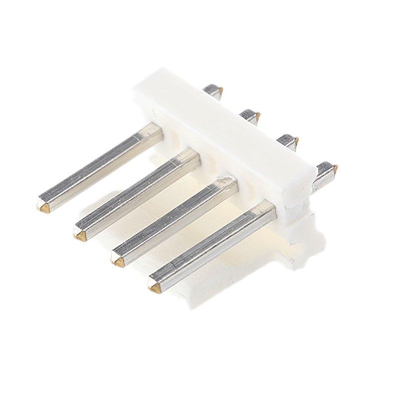 5 pcs - TE Connectivity MTA-156 Series Straight Through Hole Pin Header, 4 Contact(s), 3.96mm Pitch, 1 Row(s), Unshrouded