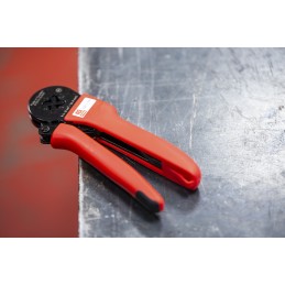 1 pcs - RS PRO Hand Ratcheting Crimp Tool for Wire End Sleeves, 0,14 - 10mm² Wire
