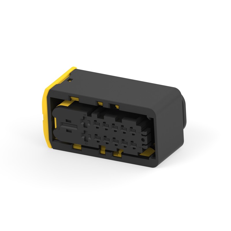 2 pcs - TE Connectivity, Heavy Duty Sealed Connector Series Automotive Connector Socket 13 Way, Wire Termination