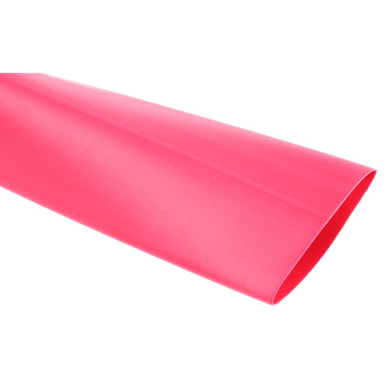 1 pcs - TE Connectivity Heat Shrink Tubing, Red 12mm Sleeve Dia. x 1.2m Length 3:1 Ratio, RNF-3000 Series