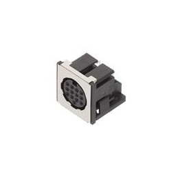 1 pcs : SDF-130J - Circular DIN Connectors 3 13 Positions, Receptacle, Right Angle, Through Hole, Shielded, Standard Circular DI